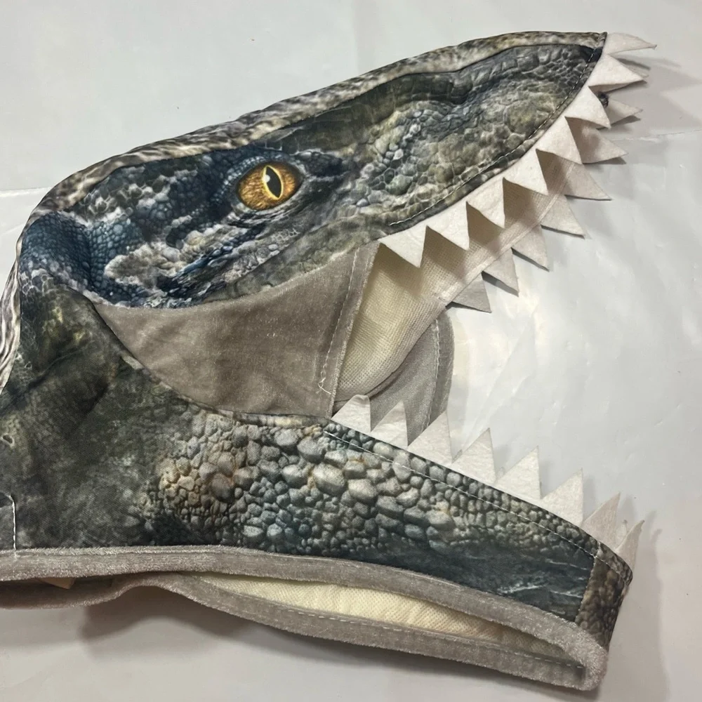Jurassic World Dinosaur Scary MASK Into the Wild OPEN MOUTH Halloween Adult Kids